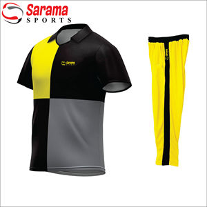 ชุดเครื่องแบบเสื้อกีฬาคริกเก็ตโพลีเอสเตอร์พิมพ์ซับลิเมชันดีไซน์ใหม่งานตามสั่ง100% - Product Image 1