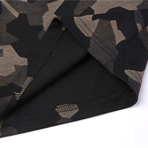 Wholesale Men's Tactical <b>Camouflage</b> T-<b>Shirt</b> Custom Polyester Cotton Short Sleeve O-Neck Streetwear Digital Printed Pattern - Product Image 5