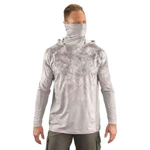 T-shirt de pêche léger à manches longues pour hommes avec capuche et couvre-visage Impression personnalisée UPF50 + Vêtements respirants à séchage rapide - Product Image 5