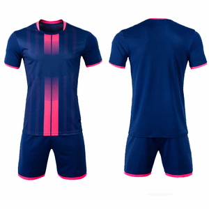 Uniforme de Fútbol para Hombre, Cuello Redondo, Poliéster Sublimado, Cómodo, Logotipo Personalizado, Nombre del Equipo, Servicio OEM, Talla Personalizada, Muestra en 7 Días - Product Image 1