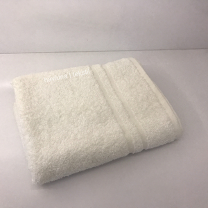 Serviette à main 100 coton, serviette d'hôtel 400g/m2, 50x90 cm, Dobby - Product Image 1