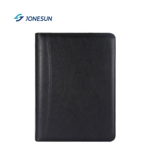 Máy Tính Bảng A4 A3 Kích Thước Giấy PU Da Padfolio Danh Mục Đầu Tư 3 O Ring Chất Kết Dính Tập Tin Thư Mục Với Dây Kéo Ngân Hàng Điện - Product Image 1