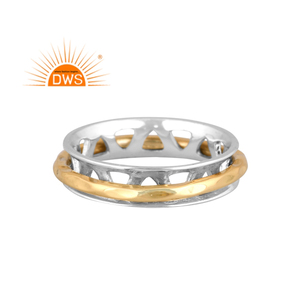 Handmade Design Fine Sterling Silver Spinner Statement Band <b>Ring</b> Silver Jewelry Manufacturer - Product Image 1