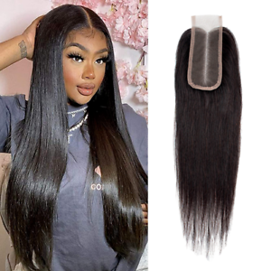 10 pouces produit chaud 2x4 Type de fermeture toutes les couleurs cheveux Remy fabriqués au Viet Nam cheveux humains cheveux vietnamiens crus - Product Image 4