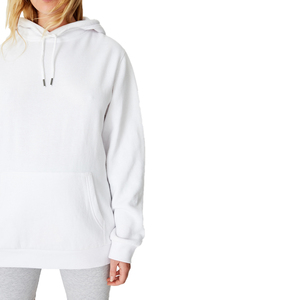 OEM Sservice New Arrivals Over size <b>White</b> <b>hoodies</b> Winter collection <b>Ladies</b> Contrast Color Cashmere Fashion <b>Hoodies</b> - Product Image 2