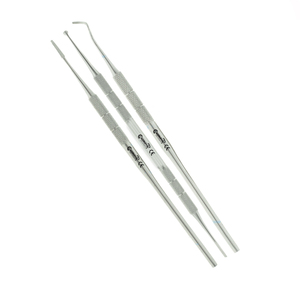 VENTE FLASH GORAYA GERMAN Kit de Podologie - Sonde à Col de Cygne Fine & Lime à Double Embout Noires APPROUVÉES CE ISO - Product Image 1