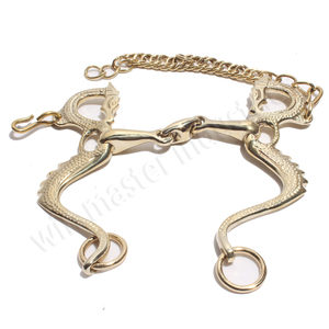 Confortable En Acier inoxydable Filet Cheval Bouche Bits - Product Image 2