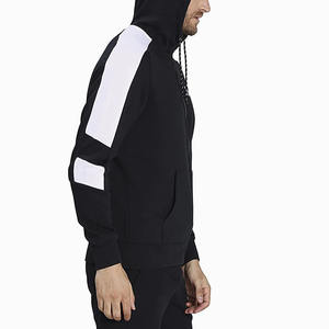 2025 dernière conception personnalisée hommes solide noir bouffant à capuche Gym pull sweat uni teint pour la vente d'hiver - Product Image 3