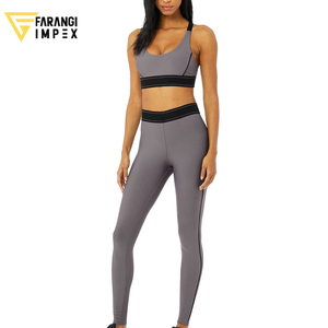 เลกกิ้งออกกำลังกายบราออกกำลังกายสำหรับผู้หญิงเซตเสื้อผ้าโยคะออกกำลังกายแบบเน้นก้นดีไซน์แฟชั่นงานตามสั่ง2026 - Product Image 3