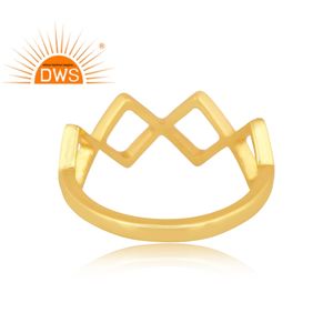 Latest Traditional Design Handmade <b>Cross</b> Band <b>Ring</b> For Women Fashion Jewelry Manufacturer - Product Image 4