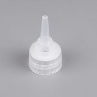 Vis d'emballage de bouteille ronde en plastique, 18/410 pièces, bec torsadé/capuchon supérieur en plastique