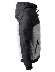 แจ็กเก็ตกันลมหนังแกะกันน้ำลำลองขนสุนัขจิ้งจอกสำหรับผู้ชายไซส์ใหญ่พิเศษออกแบบได้ตามต้องการฤดูร้อนฤดูใบไม้ร่วง - Product Image 4