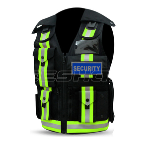 Gilet de travail haute visibilité avec caractéristiques de sécurité réfléchissantes Logo personnalisé Nombreuses poches pour vêtements de sport et veste de sécurité - Product Image 1