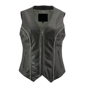 Gilet en cuir décontracté pour moto, hiver, à carreaux, imperméable, coupe-vent, respirant, design personnalisé pour hommes et femmes - Product Image 3