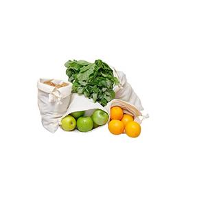 100% coton réutilisable produire sacs Fruits légumes sacs Grains stockage accepter Logo personnalisé sacs écologique durable - Product Image 3