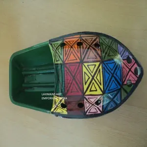 New Patchwork Mandala Multi Color Hand Painted Pop Pop Steam Boats Models Wholesale Supplier From India