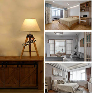 Lampe de Table pliable avec trépied, lumière en bois, éclairage pour chambre à coucher, salon et bureau/maison, décoration - Product Image 3