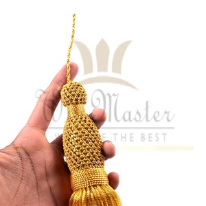 Borlas de lingotes de oro al por mayor para uso en prendas de vestir-Embellecedor de flecos de rayón textil Color y tamaño personalizados Precio bajo 2024 - Product Image 4