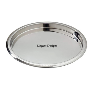 Stainless Steel Eco-Friendly Luxury Serving Platter Handmade Tray High Quality Wholesale Latest Arrival - Product Image 2