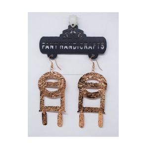 2020 Allemagne creux plaqué or grandes boucles d'oreilles perlées colorées bijoux de bien-être longue goutte balancent crochet boucles d'oreilles boucles d'oreilles pétale de Rose - Product Image 1