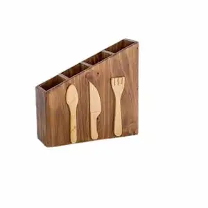 NEW HIGH QUALITY WOODEN SPOON HOLDER IDEA KITCHEN DECORATIVE SPOON HOLDER SOLID WOODEN SPOON HOLDER