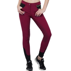 เลกกิ้งแบบดึงขึ้นได้สำหรับผู้หญิง, กางเกงขี่ม้าแบบสวมสบายสำหรับผู้หญิงกางเกงขี่ม้าอัจฉริยะ (RB 1008) - Product Image 3