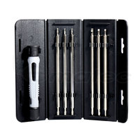 Juego de Puntas Intercambiables de Doble Cabeza H4*120L, Destornillador de Precisión Magnético Multifunción, Herramienta Manual para Bricolaje, Acabado Mate ODM S2, Almacenamiento