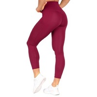 Conjunto de ropa deportiva para mujer, sujetador y mallas para fitness, Yoga, entrenamiento