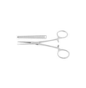 คีมหนีบแบบบอบบาง Kocher,คีมสเตนเลสซี่ตรง1X2ฟัน13ซม. 5นิ้ว - Product Image 3