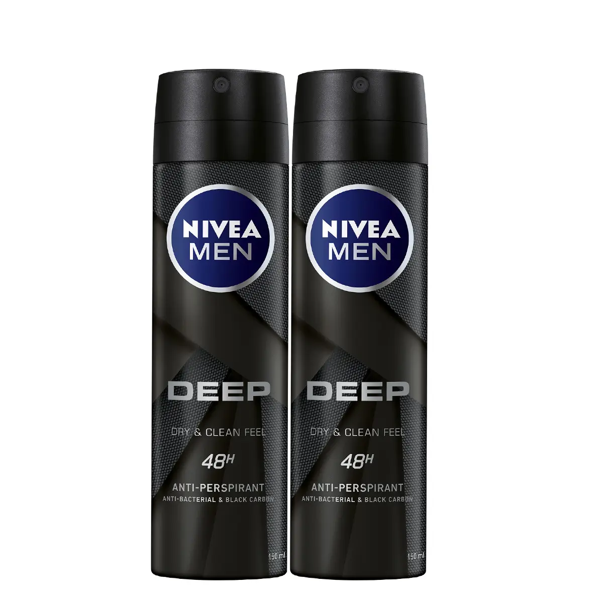 Nivea men Deodorant Spray Activated Carbon Nivea men 150m x12 bottles