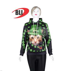 Sweat à capuche en molleton de coton et polyester de haute qualité, impression par sublimation intégrale, sweat à capuche personnalisé, sweat à capuche tendance pour hommes - Product Image 5