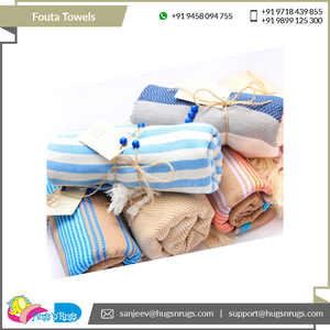 Top Exporter Wholesale Supply Yarn Dyed <b>Stripe</b> 100% Cotton, Recycled Cotton or Custom Brand Fouta <b>Beach</b> <b>Towels</b> Supplier - Product Image 2