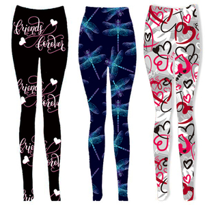 Mallas deportivas de cintura alta para mujer, Leggings de alta calidad, venta al por mayor, 2021 - Product Image 5