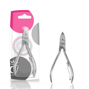 Ciseaux à cuticules de qualité supérieure, coupe-ongles, lames courbées en acier inoxydable, pour droitiers, pointe de lame affûtée, pratique, emballage blister - Product Image 1