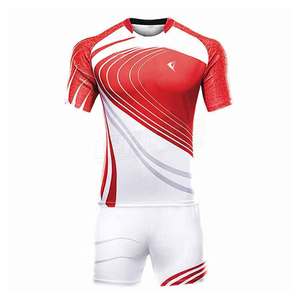 2024 hommes respirant Polyester Rugby Jersey uniforme prix de gros ensemble de vêtements de sport Sublimation Technique - Product Image 5