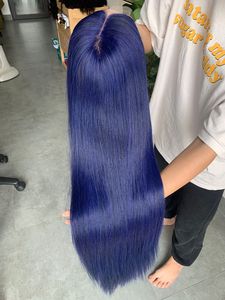 Human Hair Extension Straight Colored <b>Wig</b> Customize Size Lace - Product Image 1