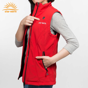 Chaleco Softshell OEM para Mujer, Resistente al Viento y al Agua, Ligero, con Calefacción por Batería de 5V y Zonas de Calentamiento de Fibra de Carbono - Product Image 2