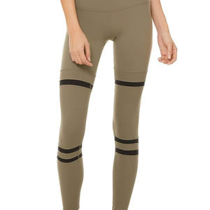 Womens High Waist Patterned <b>Leggings</b> Comfortable and Stylish Sports Activewear for Yoga and Gym Mid Waist Type - Product Image 2