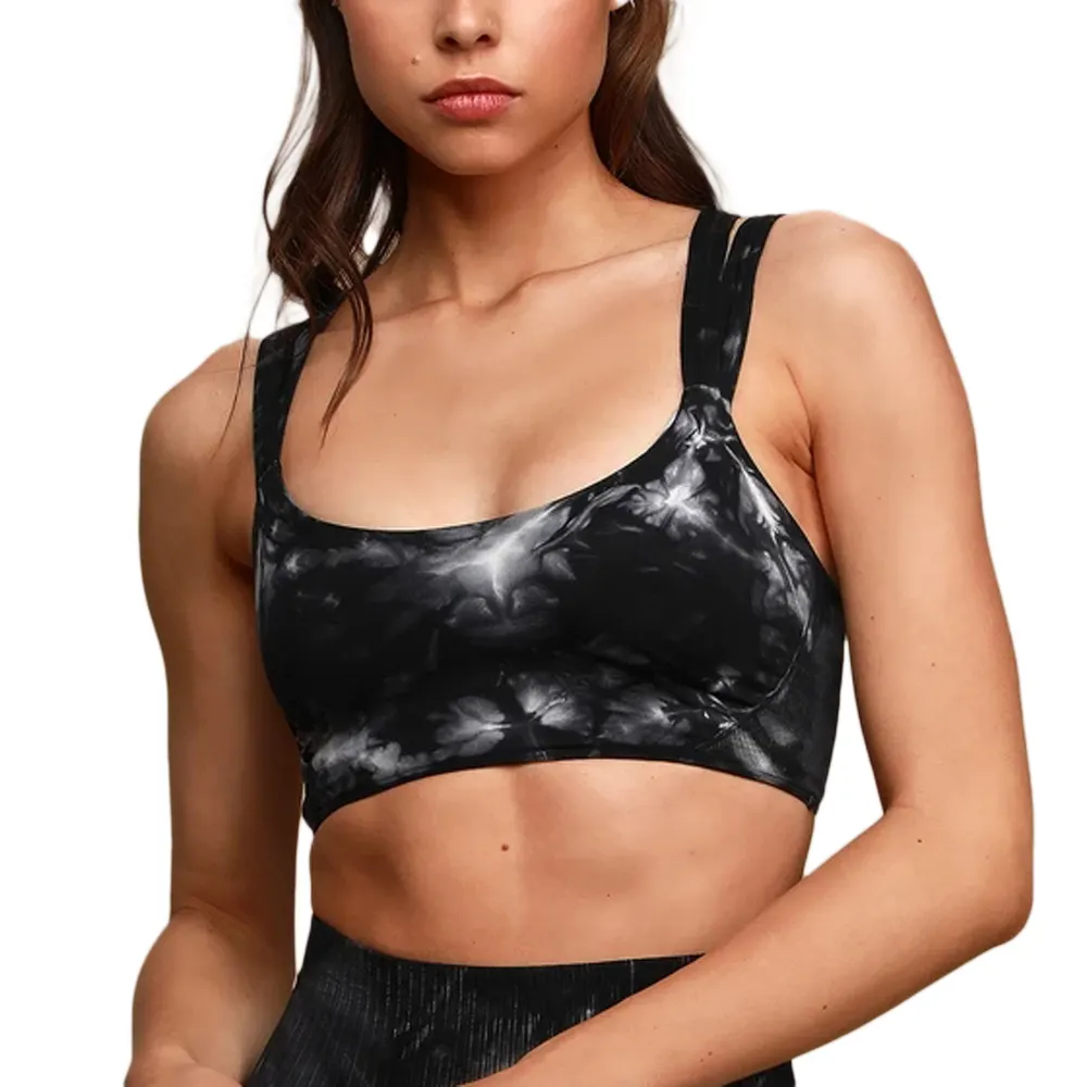 custom new arrival workout clothing women tie dye swirl sports bra and shorts