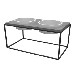 Bol pour chien en acier inoxydable 100%, avec support en fer, design Unique, personnalisé, vente en gros depuis l'usine - Product Image 1