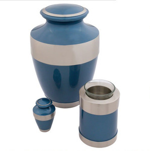 Urnes funéraires métalliques uniques et attrayantes avec finition autocollante en marbre, durables, longue durée de vie, modernes et très demandées, pour cendres, en provenance d'Inde - Product Image 4