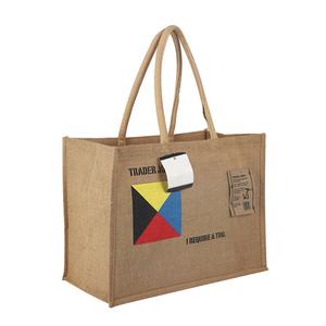 Venta al por mayor de bolsas de yute ecológicas, bolsa de yute ecológica de moda promocional - Product Image 6