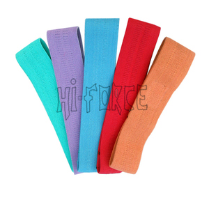 Tissu antidérapant en gros Logo personnalisé Yoga Booty Bandes Hanche Tissu Bandes de résistance - Product Image 5