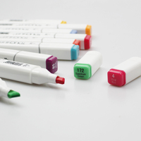 Touchliit 6e génération 30/40/60/80/168/204 couleurs, ensemble de stylos marqueurs d'art à base d'alcool à double pointe