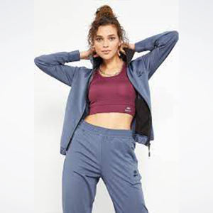 Conjunto de 2 piezas ecológico para mujer, conjunto de pantalones de chándal largos, chándal de invierno de talla grande con Tracktop - Product Image 3