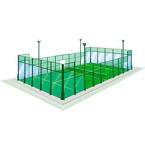 Cancha deportiva de pádel y tenis Cubierta de carpa para canchas interiores y exteriores - Product Image 1