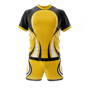 Yukari ชุดกีฬารักบี้คุณภาพสูงสำหรับทุกเพศขององค์กรชุดเครื่องแบบฟุตบอลแบบระบายอากาศได้พร้อมเทคนิคการระเหิดแบบปรับแต่งได้ - Product Image 5