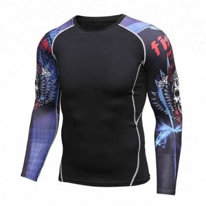Protection anti-odeur pour hommes, Logo personnalisé, pour le Surf, chemise à Compression sublimation, BJJ, collection 2021 - Product Image 5