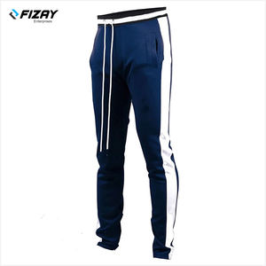 Pantalon de survêtement unisexe à logo personnalisé pour hommes Pantalon de jogging en polyester léger avec poches Pantalon de survêtement empilé pour gymnastique, fitness, sports d'athlétisme - Product Image 2