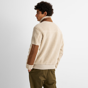 Sudadera con forro polar de Sherpa para mujer, Jersey cálido y esponjoso con cremallera y bolsillos - Product Image 6